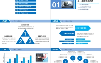2024框架完整商务年终工作总结工作汇报工作报告新年计划pp