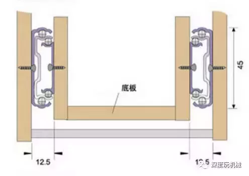 托底式抽屉滑轨安装_抽屉托底轨道安装方法_抽屉托底滑轨安装视频